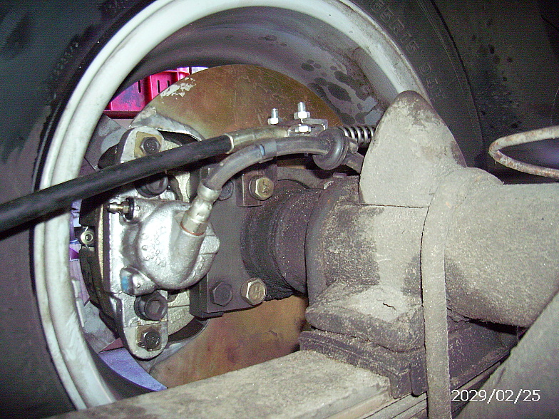 Комплект дисковых тормозов УАЗ (задний гибридный мост, Тимкен/Спайсер со стояночным тормозом на РК)
